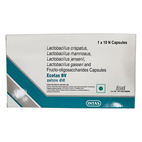Ecotas Bv Capsule | Uses, Side Effects, Price | Apollo Pharmacy