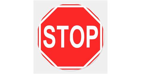 Stop Sign stickers | Zazzle.com