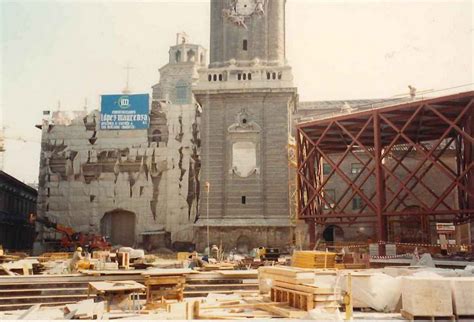 Plaza de la Seo 1991 | Imagen de las obras de construcción d… | Flickr