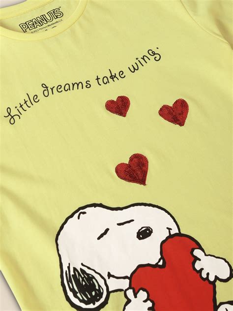 Kids Girls Peanuts Yellow T-Shirt – Kidsville