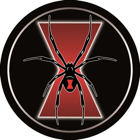 Black Widow Hourglass Symbol