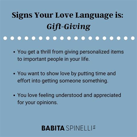Discover Your Love Language: Gift Giving