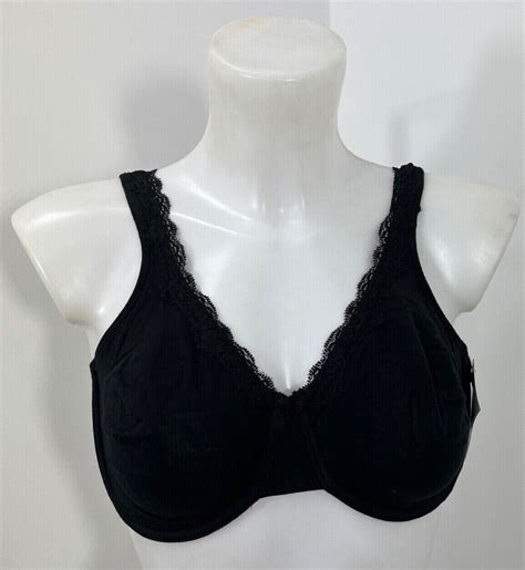 Ladies New Ex Fruit Of The Loom Underwired Cotton Rich Bra Sizes 36B ...