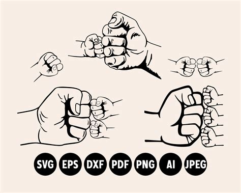 Poing bosse Svg papa Svg papa vie Svg Svg fête des pères - Etsy France