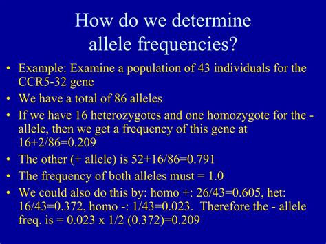 PPT - Evolution Lecture 6 : Variation Among Individuals (Chapter 5) PowerPoint Presentation - ID ...