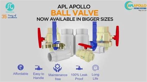 CPVC Pipes & Fittings - Apollo CPVC Ball Valve Manufacturer from New Delhi