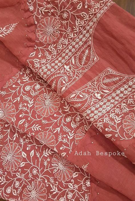 Chikankari Chanderi Designer Suit