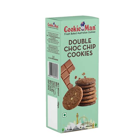 CookieMan Choco Chip Loaded Cookies with White ChocoChip and Dark Choco ...