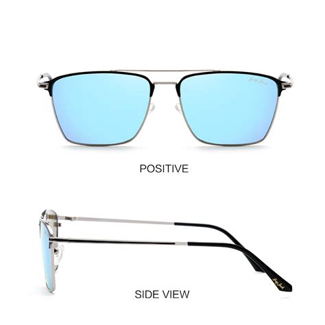 GREY JACK Rectangle Metal Polarized Sunglasses for Men Women 1286 ...