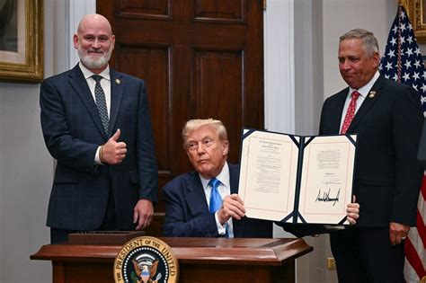 Donald Trump Struggles to Find Congressman Derrick Van Orden Standing ...