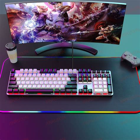 2024 Gamer Backlit Teclado Gamer Red Switch Spanish Wired Mechanical ...