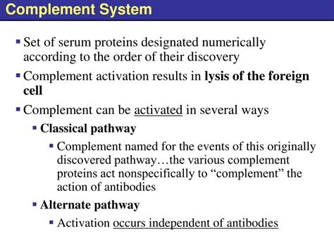 Image result for Complement System Immunity