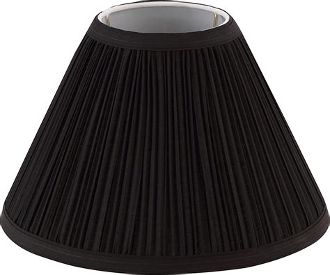 # 59172 Mushroom Pleated Black Lamp Shade, 4" Top x 10" Bottom x 7" Sl ...