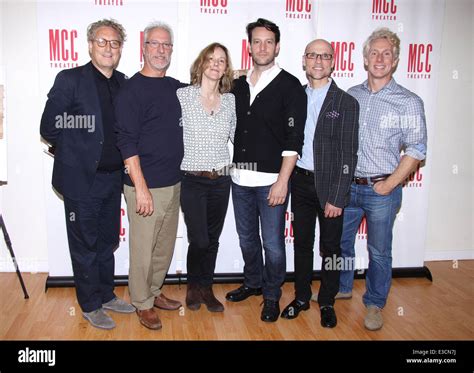 Photo call for the upcoming play Small Engine Repair, held at Snapple ...