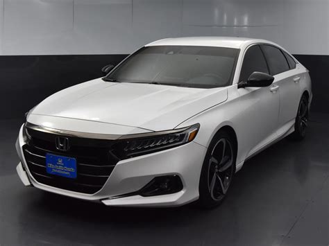 Honda Accord 2022 White Sport