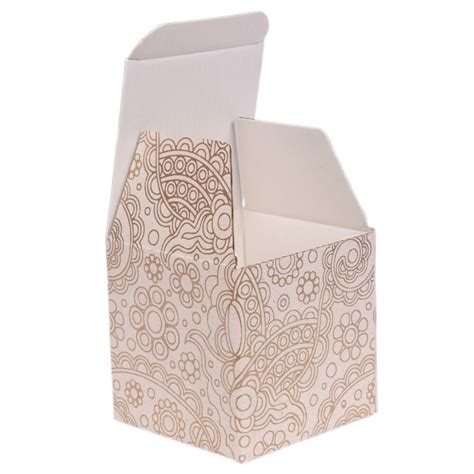 Vintage Lace Reverse Tuck Box - 2.5x2.5x4 | Product Boxes, Eflute Boxes