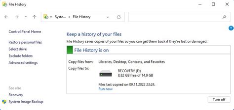 Image result for File History Help