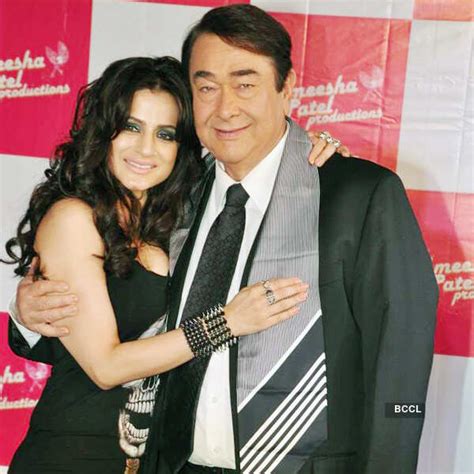 Ameesha Patel in company of her 'Humraaz' directors Abbas and Mustan at ...