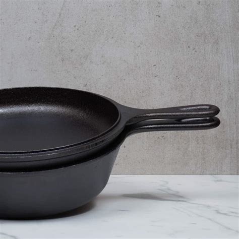 Lodge Cast Iron Combo Cooker Set With Helper Handle - 3 L | VIVE ...