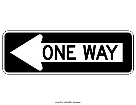 One Way Sign 的图像结果