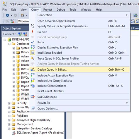 Image result for SQL Server Query Editor
