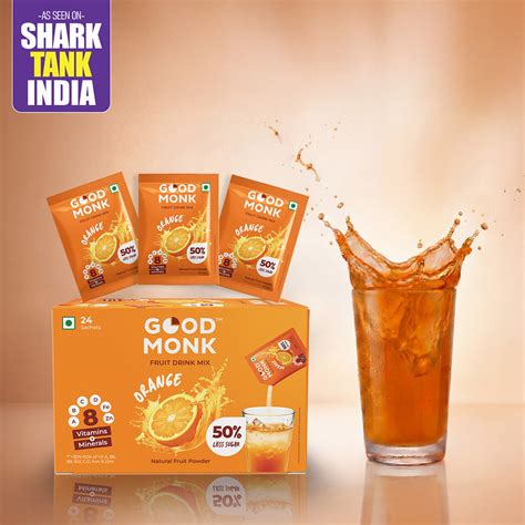 Orange Drink Mix - Buy Instant Orange Drink Mix Powder Online|Good Monk