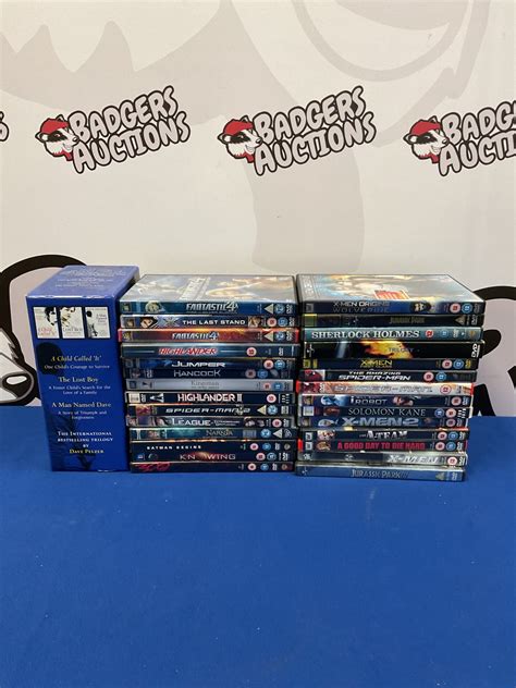 Selection of dvds & dave pelzer book set – Badgers Auctions | On-site ...