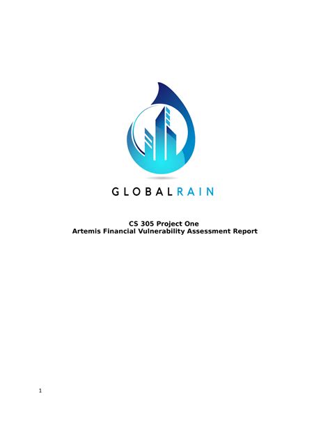 Ed - CS305 - 3-1 Project One Artemis Financial Vulnerability Assessment ...