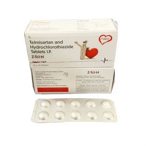 Cardiovascular Medicine - Telmisartan and Hydrochlorothiazide Tablets I ...