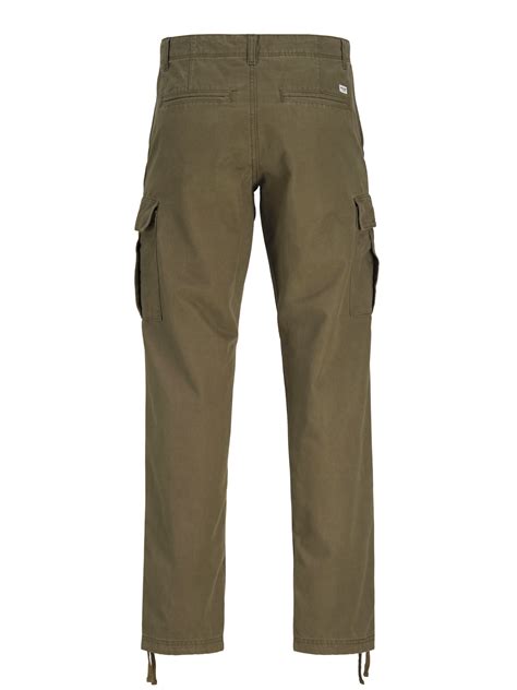 Relaxed Fit Cargo trousers | Dark Green | Jack & Jones®