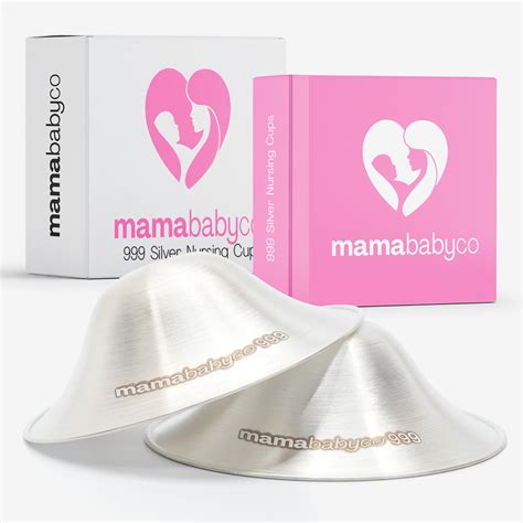 Snapklik.com : MamaBabyCo 999 Silver Nursing Cups - The Original Nipple ...