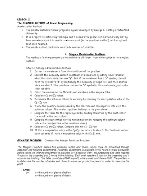 Image result for Simplex Method Worksheet