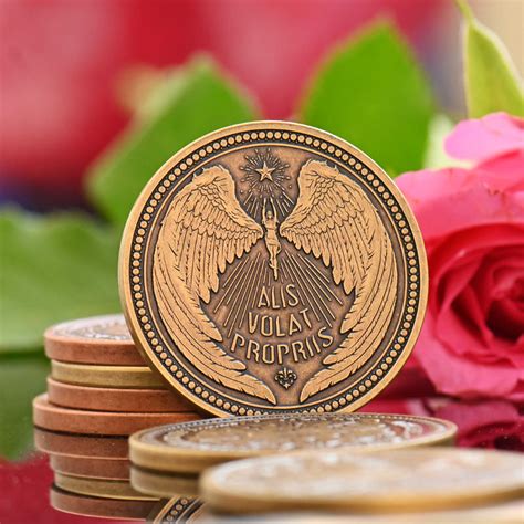 Alis Volat Propriis Coin – EDC Reminder Coins