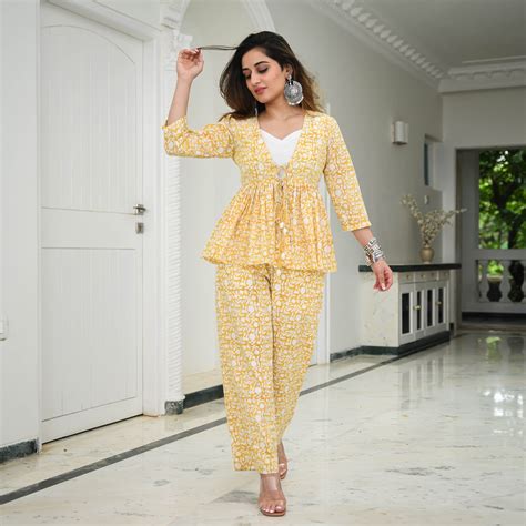 Buy Bunaai White Anarkali Suit With Pant & Dupatta Set Online