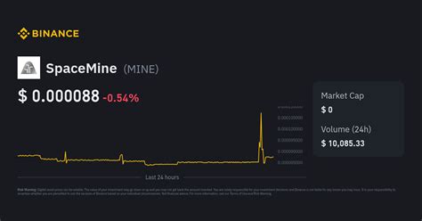 SpaceMine Price | MINE Price Index, Live Chart and INR Converter - Binance