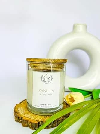 Suneh Aromatic Scented Candles | 100% Natural Soy Wax, 450g | Handmade ...