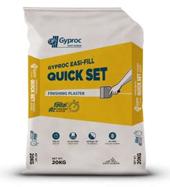 Gyproc Easi Fill Quick Set Finishing Plaster Compound For Gypsum Board ...