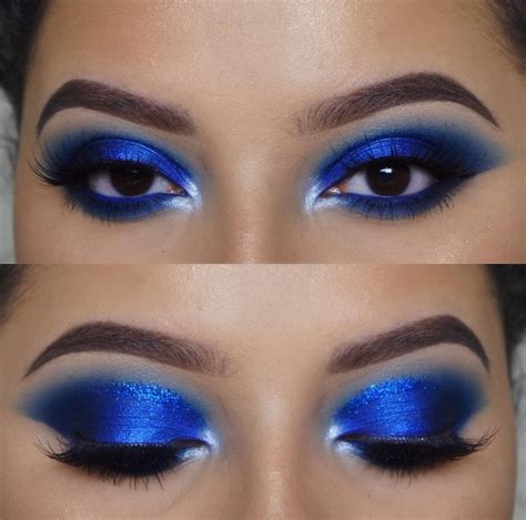 electric blue eye makeup