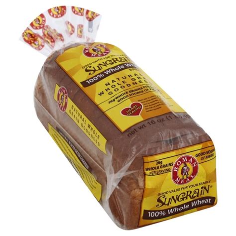 Roman Meal Bread, 100% Whole Wheat (20 oz) Delivery or Pickup Near Me ...