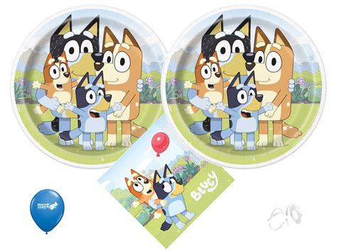 Bluey Birthday Party Supplies - Serves 16 Guests Liberia | Ubuy