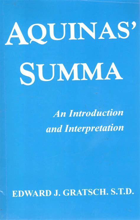 Aquinas' Summa: An Introduction and Interpretation – St Pauls India