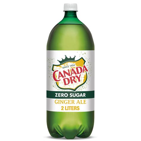 Canada Dry Zero Sugar Ginger Ale Soda, 2 L bottle – Walmart Inventory ...