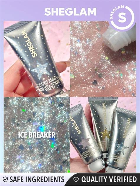 SHEGLAM Gel glitterato illuminante per il corpo, ideale per iniziare ...