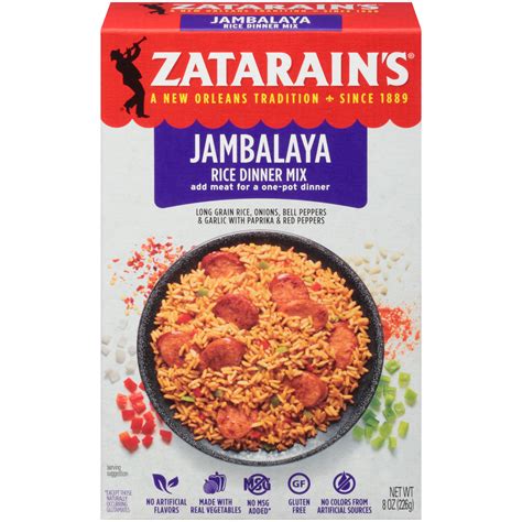 Zatarain's New Orleans Style Jambalaya Dinner Mix 8oz Box | Garden Grocer