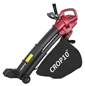 Crop10 4 in 1 Electric Leaf Blower Vacuum and Shredder Mulcher with ...