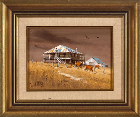 Lot - WILLIAM O'SHEA (1934 - ) (2 works), Samford & Dayboro Farmhouses ...