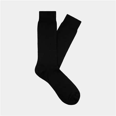 Black Regular Socks in Pure Cotton | SUITSUPPLY