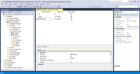 Employee Table Using SSMS 的图像结果