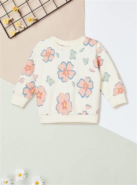 Buy Girls Floral Print Joggers Set Online at just Rs. 699.0 ...