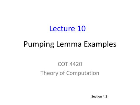 Image result for Pumping Lemma Examples